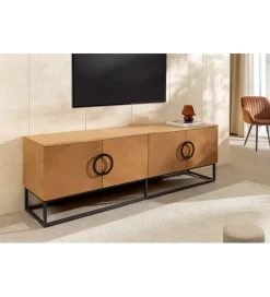 Stolik pod TV GRANDEZZA 180 cm kolor drewna dębu