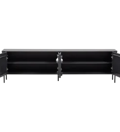 Stolik pod TV GUNNAR 200 cm czarny mat