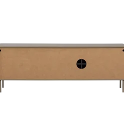 Stolik pod TV GUNNAR 154 cm drewno sosny szary