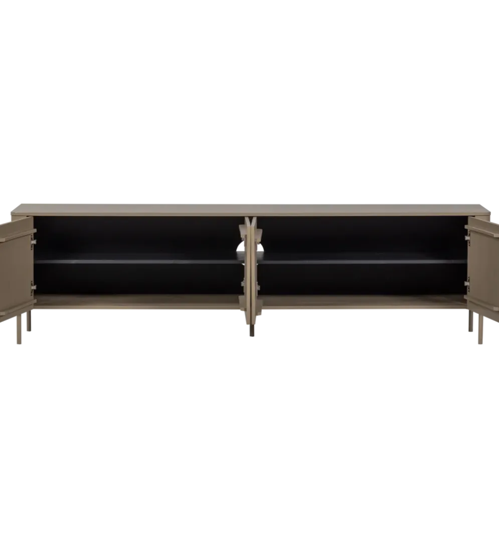 Stolik pod TV GUNNAR 200 cm szary