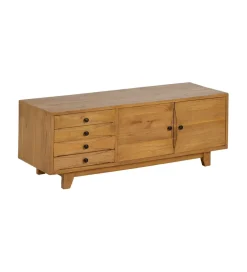 Stolik pod TV KORN 120 cm drewno mindi