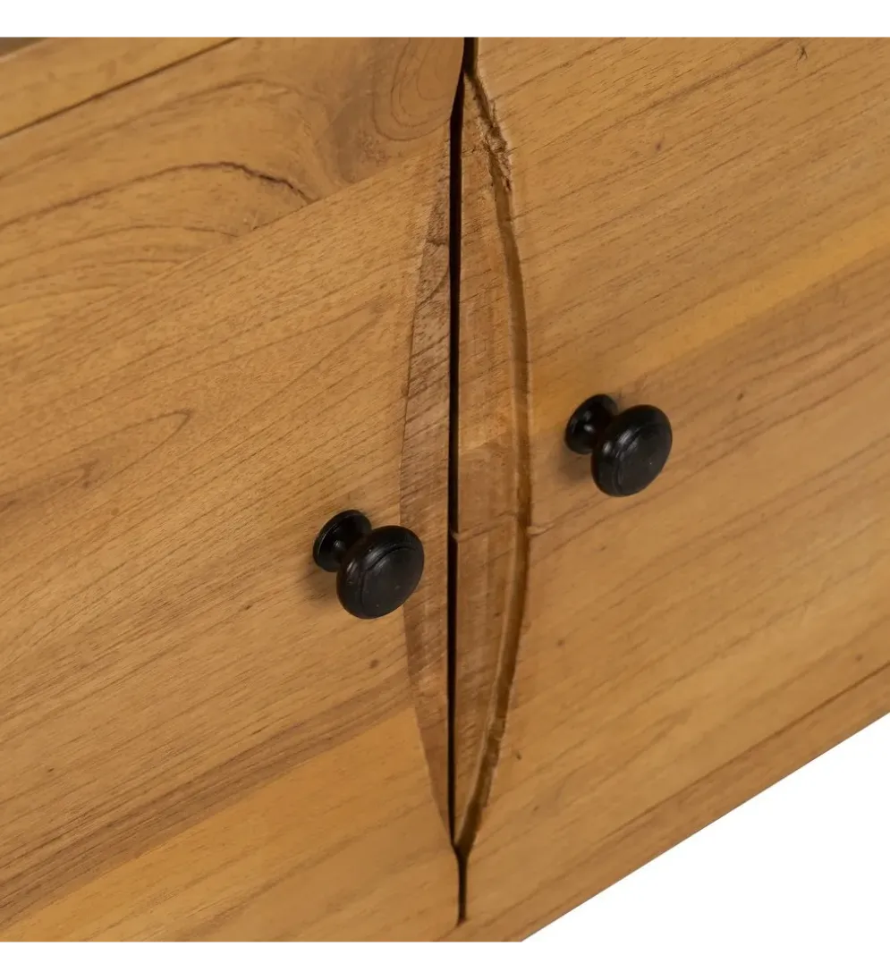 Stolik pod TV KORN 120 cm drewno mindi