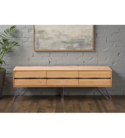 Stolik pod TV LIVING EDGE 160 cm kolor drewno dębu