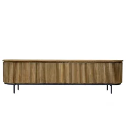 Stolik pod TV LUSAN 210 cm drewno teak
