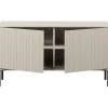Stolik pod TV NEW GRAVURE 100 cm drewno sosny dust