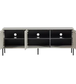 Stolik pod TV NEW GRAVURE 150 cm drewno sosny dust