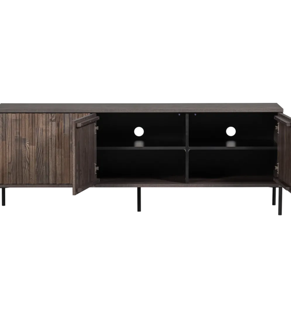 Stolik pod TV NEW GRAVURE 150 cm drewno jesion