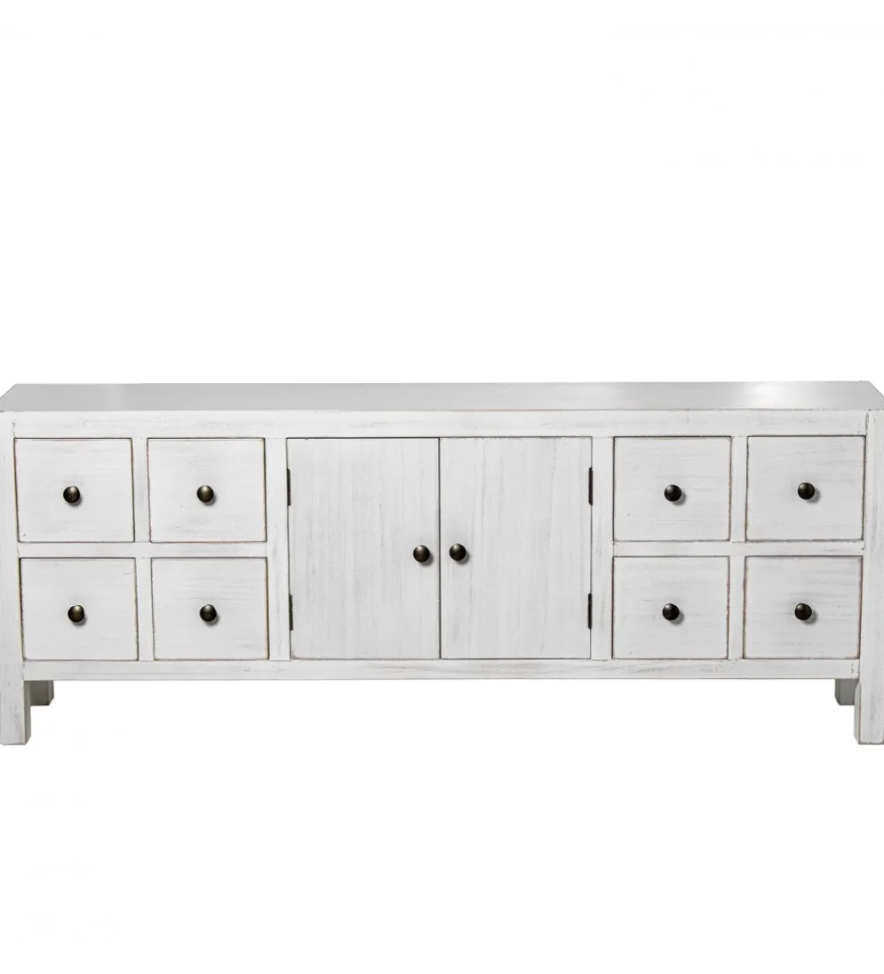 Stolik pod TV NOCHENEZ 130 cm biała