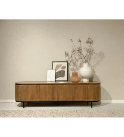 Stolik pod TV NOORK 170 cm drewno mango