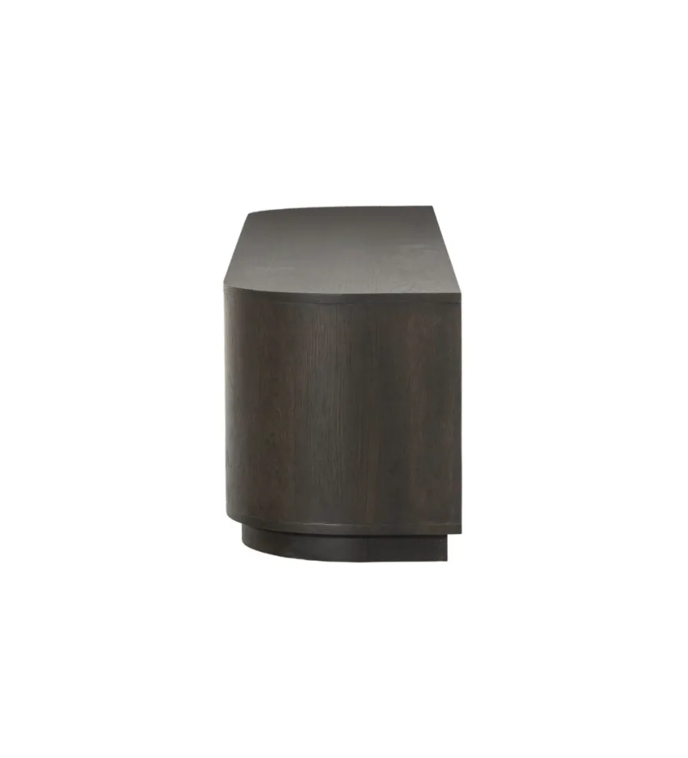 Stolik pod TV NOVERO 180 cm ciemnobrązowy