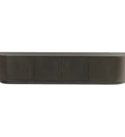 Stolik pod TV NOVERO 220 cm ciemnobrązowy
