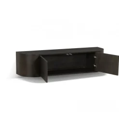 Stolik pod TV NOVERO ZWEVEND 140 cm czarny