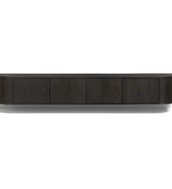 Stolik pod TV NOVERO ZWEVEND 220 cm czarny