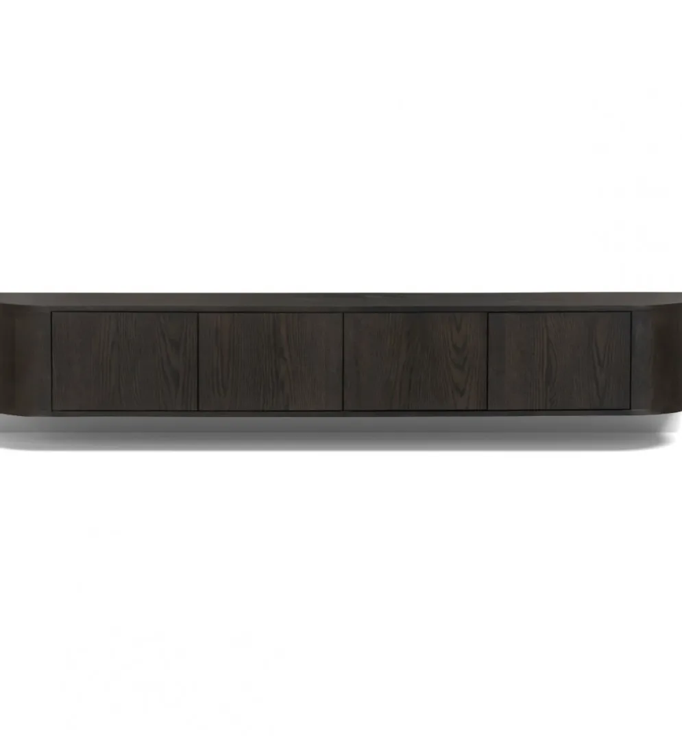 Stolik pod TV NOVERO ZWEVEND 220 cm czarny