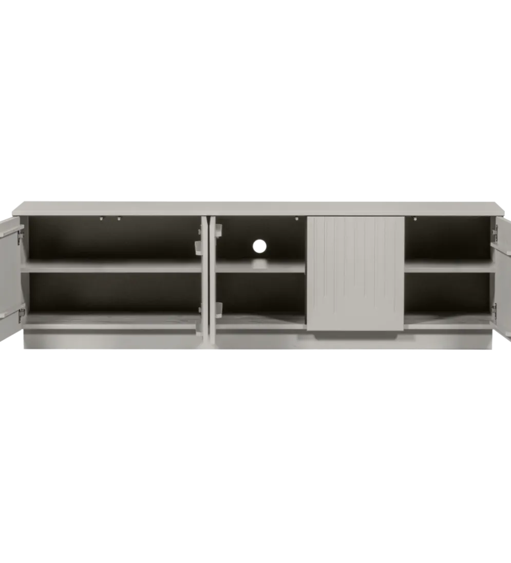 Stolik pod TV PENCIL drewno sosny mist