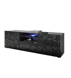 Stolik pod TV PRISMA 180 cm antracytowy
