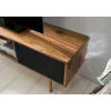 Stolik pod TV REPA 140 cm drewno sheesham czarny