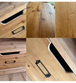 Stolik pod TV RETAGIO 160 cm drewno jodła