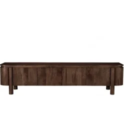 Stolik pod TV SALANO 210 cm drewno mango brązowego