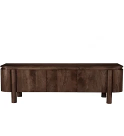 Stolik pod TV SALANO 170 cm drewno mango brązowa