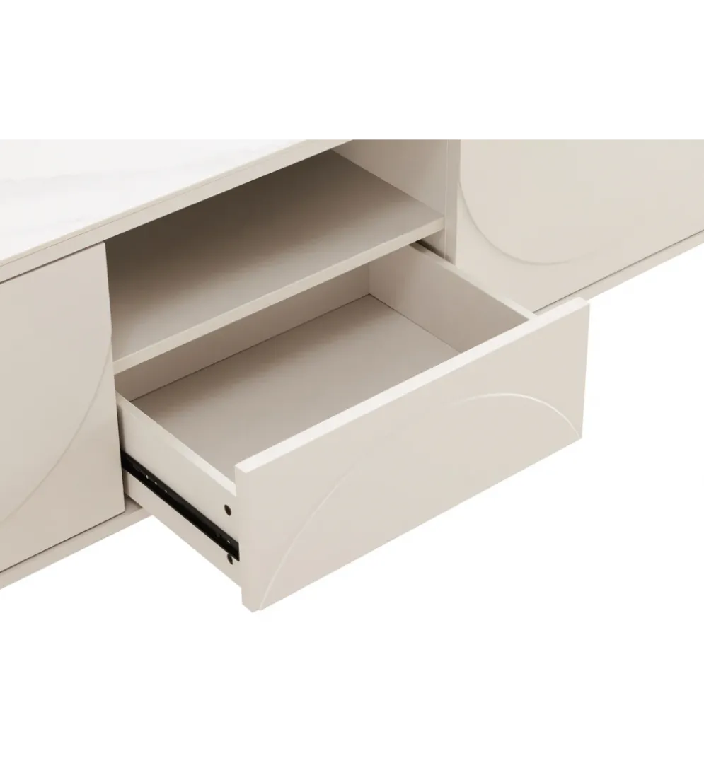 Stolik pod TV SAVOY 150 cm biały