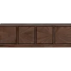 Stolik pod TV SUN 150 cm drewno teak brązowy