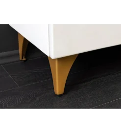 Stolik pod TV SWEET GOLDEN SUNSET 180 cm drewno mango biała