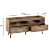 Stolik pod TV TAMI 120 cm w optyce dębu