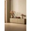 Stolik pod TV TEO 180 cm drewno sosnowe mud