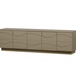 Stolik pod TV TEO 180 cm drewno sosnowe mud