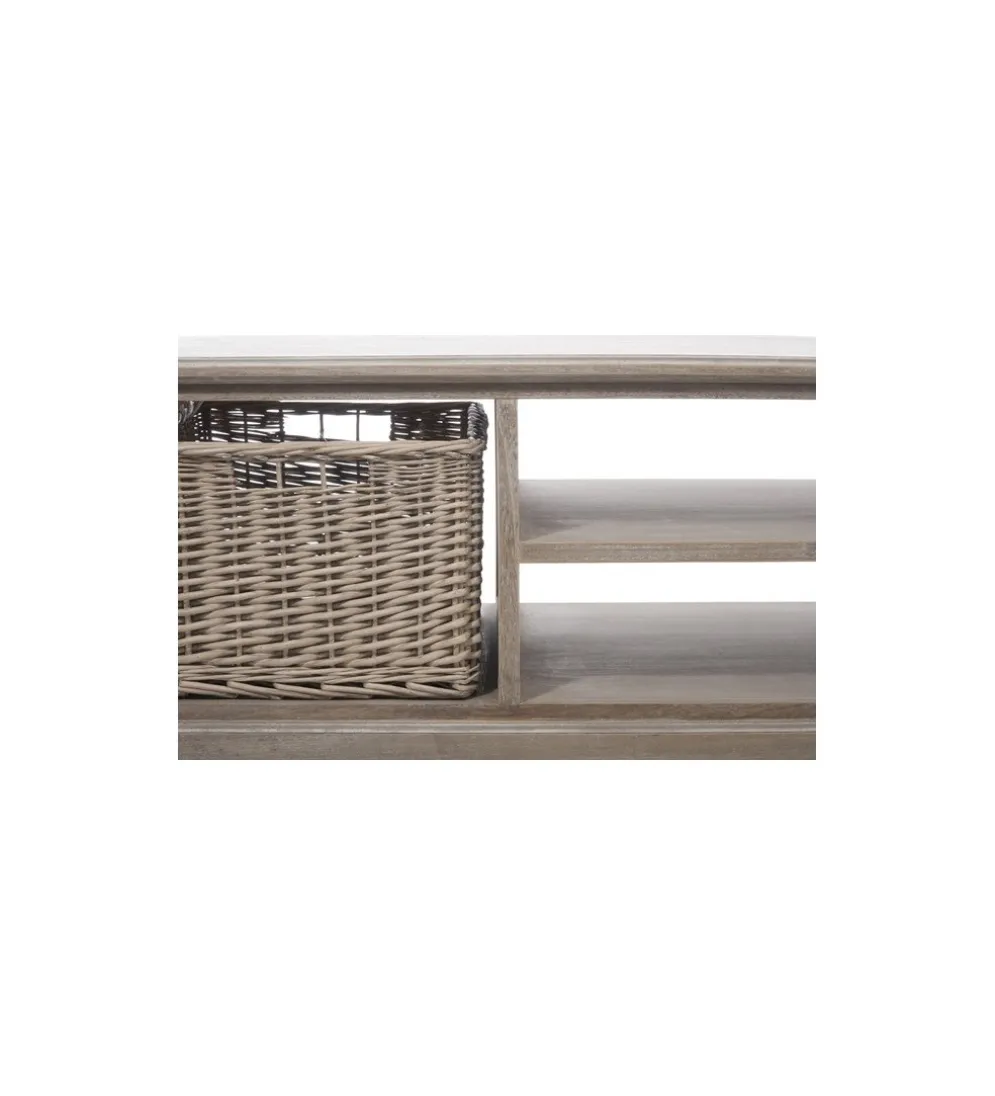 Stolik pod TV VALDES 120 cm naturalny