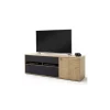 Stolik pod TV VALENCIA 184 cm antracytowo naturalny