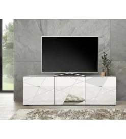 Stolik pod TV VITTORIA 181 cm biały