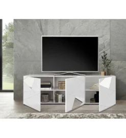 Stolik pod TV VITTORIA 181 cm biały