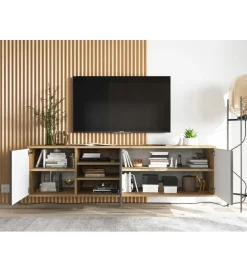 Stolik Pod Tv wiszący Apollo 150 Cm antracytowy
