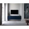 Stolik pod TV wiszący ELPIS 150 cm granatowy