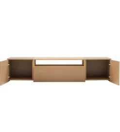 Stolik pod TV wiszący LOFT 160 cm beżowa naturalna