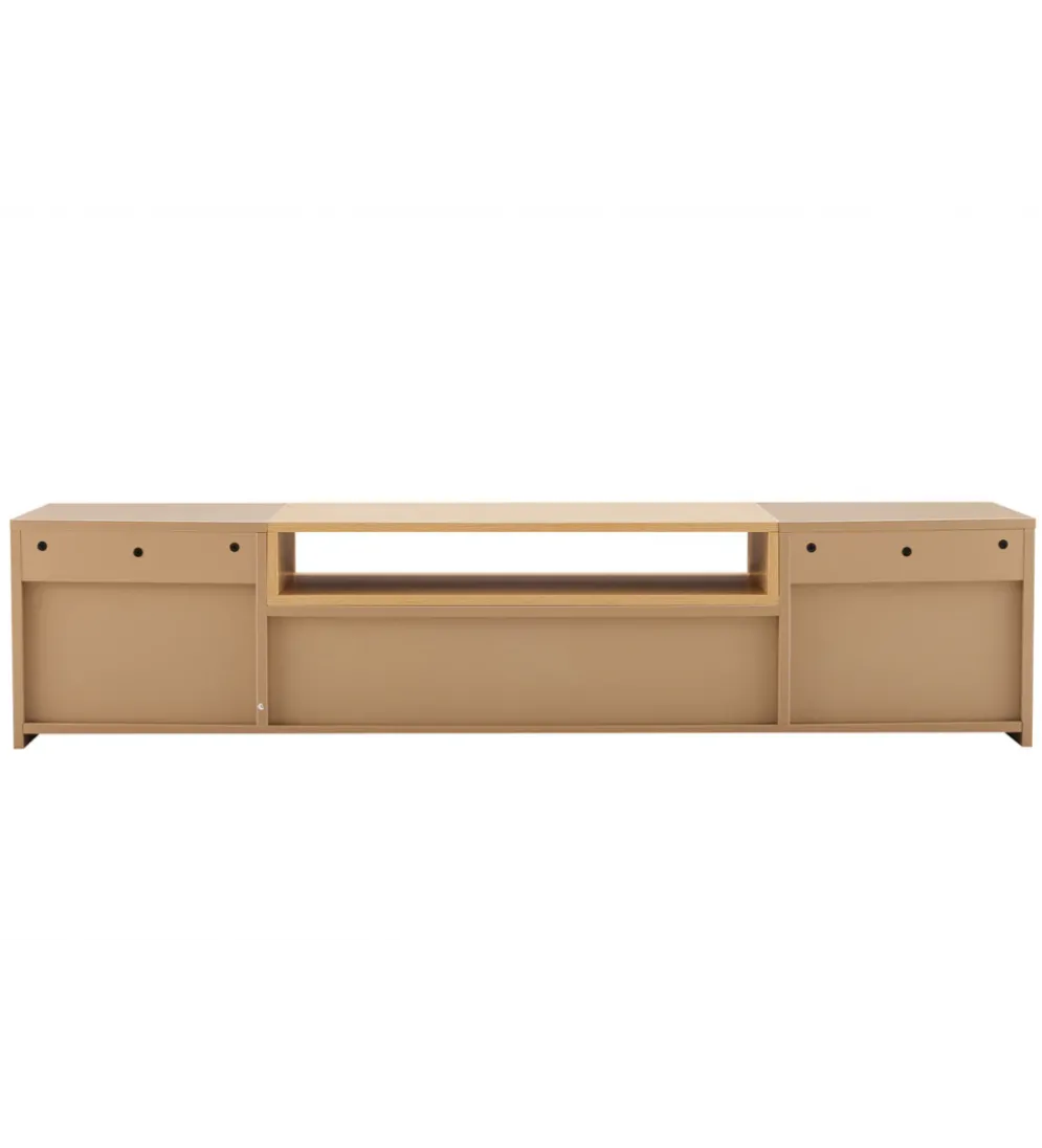 Stolik pod TV wiszący LOFT 160 cm beżowa naturalna