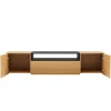 Stolik pod TV wiszący LOFT 160 cm naturalna czarna