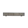 Stolik pod TV wiszący MOUNTAIN SOUL 200 cm drewno akacja czarny