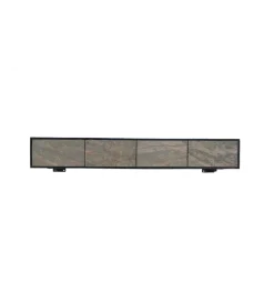 Stolik pod TV wiszący MOUNTAIN SOUL 200 cm drewno akacja czarny
