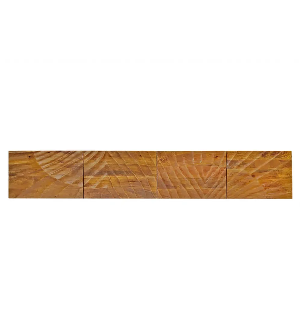 Stolik pod TV wiszący SCORPION 200 cm drewno mango
