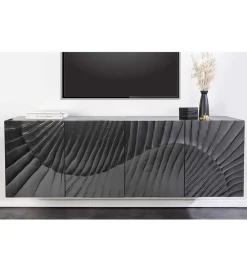 Stolik pod TV wiszący ZEUS Scorpion 177 cm drewno mango