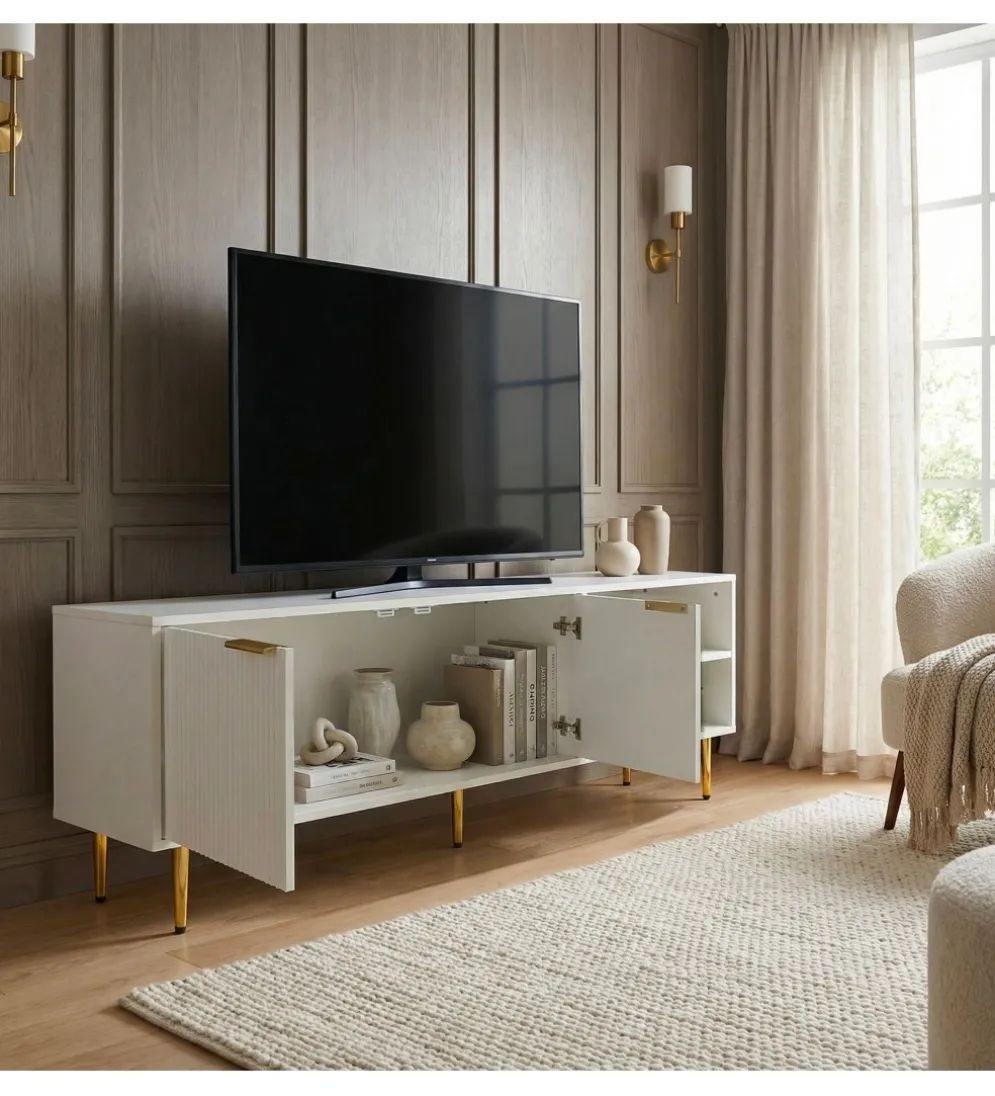 Stolik pod TV WOHNLING 150 cm biały