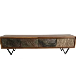 Stolik pod TV WOHNLING 160 cm drewno sheesham