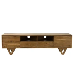 Stolik pod TV WOHNLING 160 cm drewno akacja
