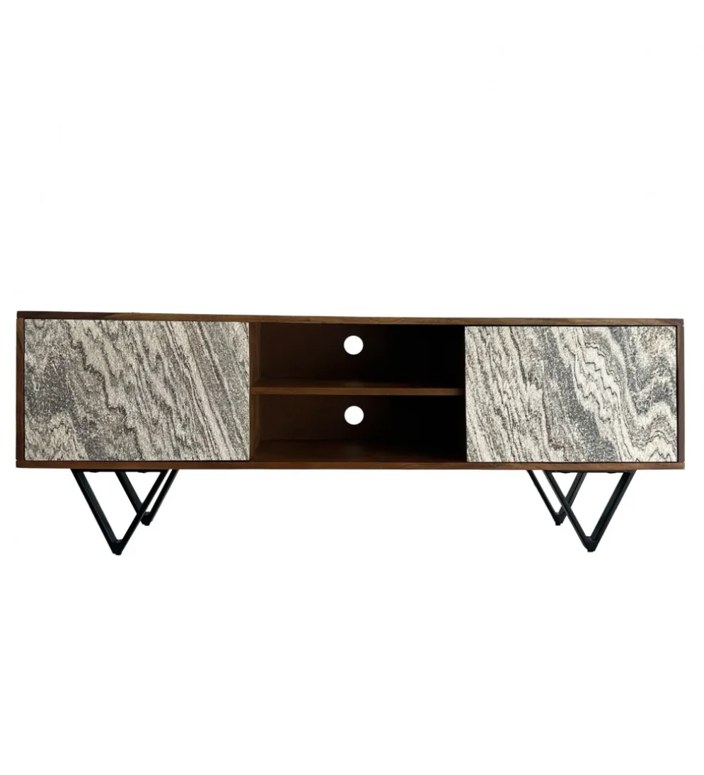 Stolik pod TV WOHNLING 150 cm drewno sheesham