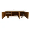 Stolik pod TV WOHNLING 160 cm drewno akacja