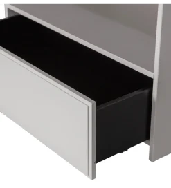 Stolik pod TV YISSA 70 cm półka otwarta szara