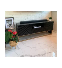 Stolik pod TV ZEUS Scorpion 160 cm drewno mango